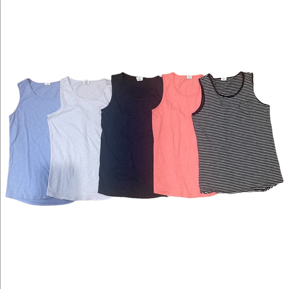 J CREW Girls Heart Pocket Tank-top Bundle